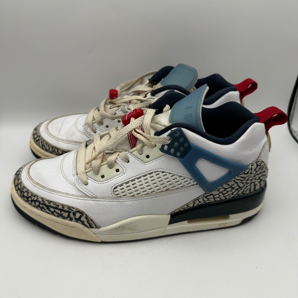 Jordan Spizike Low Mens Size 9 White Obsidian Pure Platinum HM3712-164‎